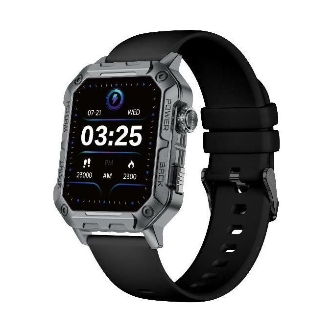 Nilox NXSWTRAILWATCH Trailwatch Smartwatch 1,91'' 320x385 Pixel Resistente all'Acqua IP67 Batteria 5 Giorni colore Nero