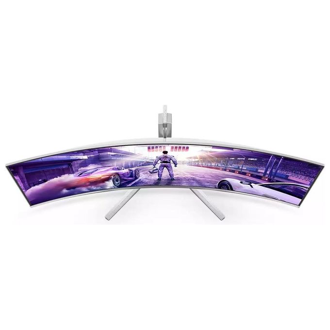 Philips 49M2C8900-00 Evnia 8000 Monitor Gaming Curvo 49'' QD-OLED Dual QHD 5120x1440 240Hz 0,03ms HDR400 Ambiglow colore Bianco