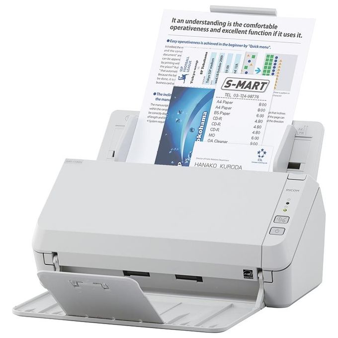 Fujitsu SP-1130N 600x600 Dpi Scanner ADF Grigio A4