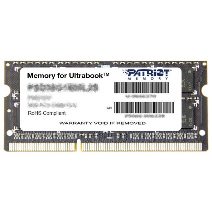 Patriot Ram 8gb Sodimm 1600mhz Cl11 1,35v Per Ultrabook