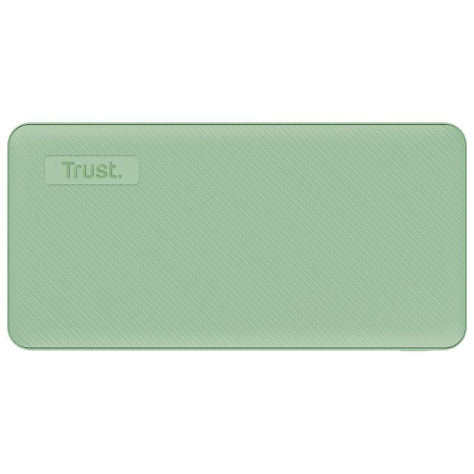 Trust 25027 Primo Powerbank 20000 mAh 15W Ricarica Rapida 2 USB-A 1 USB-C Eco colore Verde