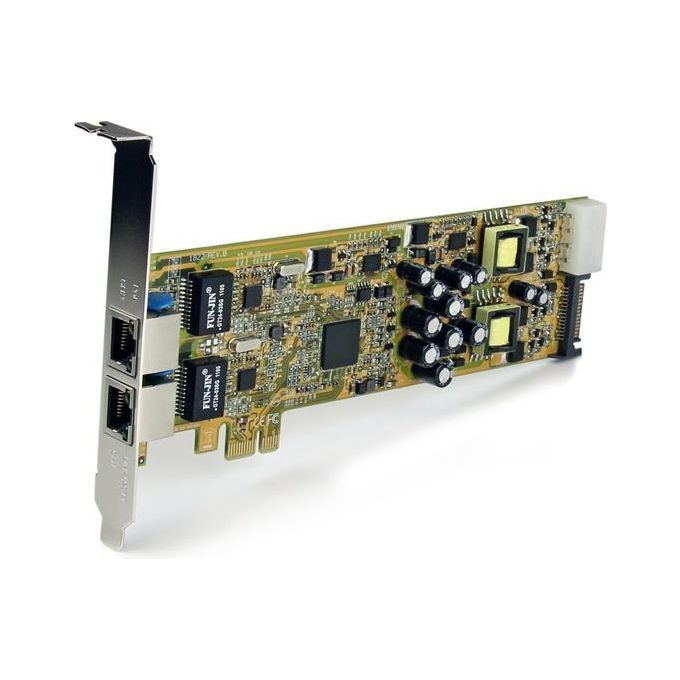 StarTech Adattatore scheda di rete PCIe Ethernet Gigabit PCI Express a due porte - PoE-PSE