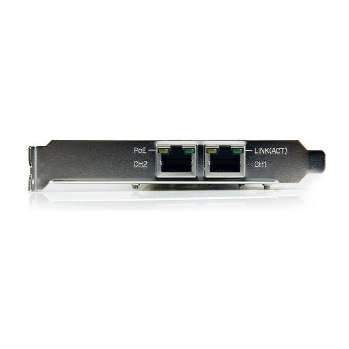 StarTech Adattatore scheda di rete PCIe Ethernet Gigabit PCI Express a due porte - PoE-PSE