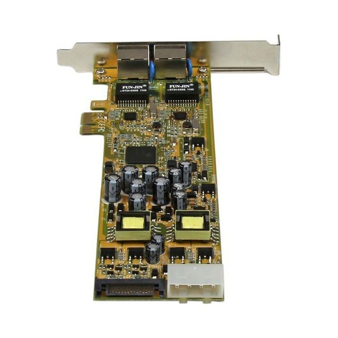 StarTech Adattatore scheda di rete PCIe Ethernet Gigabit PCI Express a due porte - PoE-PSE