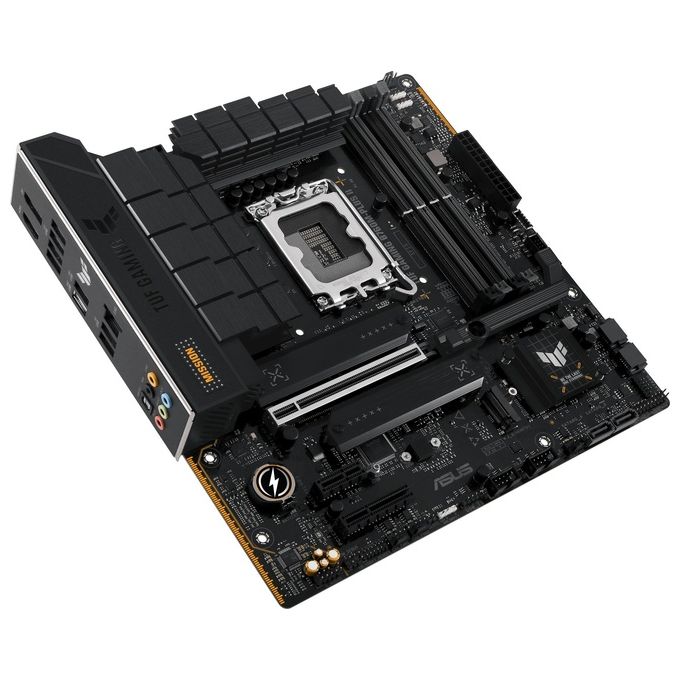 ASUS 90MB1HD0-M0EAY0 TUF GAMING B760M-PLUS II Scheda Madre Intel LGA 1700 mATX DDR5 PCIe 5.0 USB Type-C 10Gbps Realtek 2.5GbE colore Nero