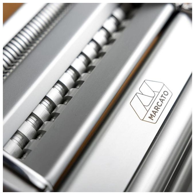 Marcato AT-150-POWD-GRI Atlas 150 Macchina per Pasta Manuale Sfogliatrice 150 mm 10 Posizioni colore Ice
