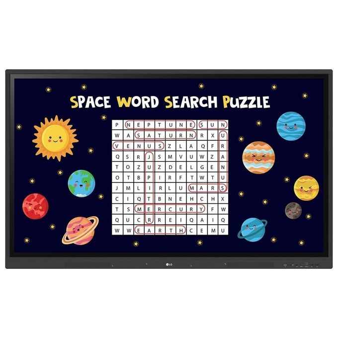 LG 75TR3DK-B Lavagna Interattiva 75'' 3840x2160 Pixel Touch Screen Nero