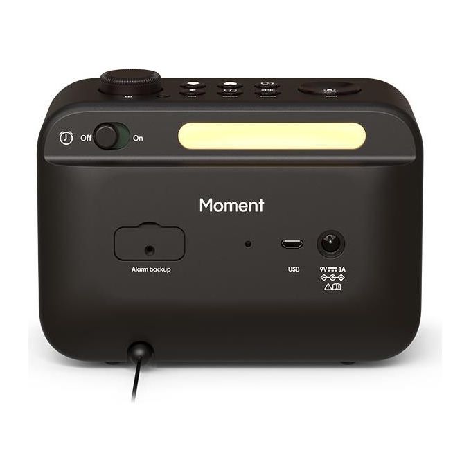 Pure 252448 Moment Radiosveglia DAB+ FM Bluetooth 5.3 Rumore Bianco Luce Alba 5W colore Nero