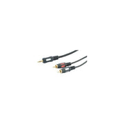 Nuova Video Suono 2-54 Cavo Audio Alta QualitÃ  - 1 Jack 3,5 mm stereo - 2 rca - 1,5 mt