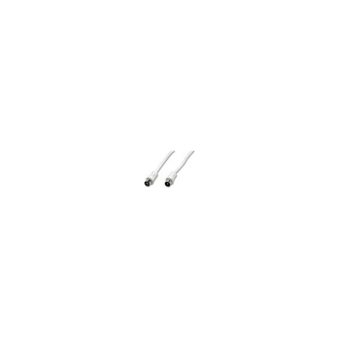 Nuova Video Suono 9-03 Cavo antenna TV 1 spina + 1 spina IEC 75 OHM - L. 5 mt.