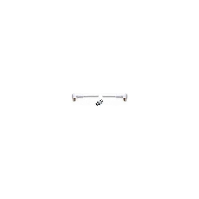 Nuova Video Suono 9-24 Cavo di antenna 1 spina + 1 presa a 90 gradi iec 9,5 mm - l. 2mt