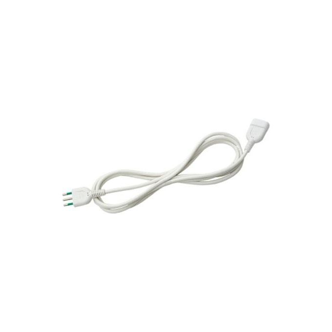 Fanton Prolunga Lineare 5,0 mt 3g0,75 H05vv-f 2p+t 10a Standard Italiano 2p+t 10a Standard Italiano Bianco