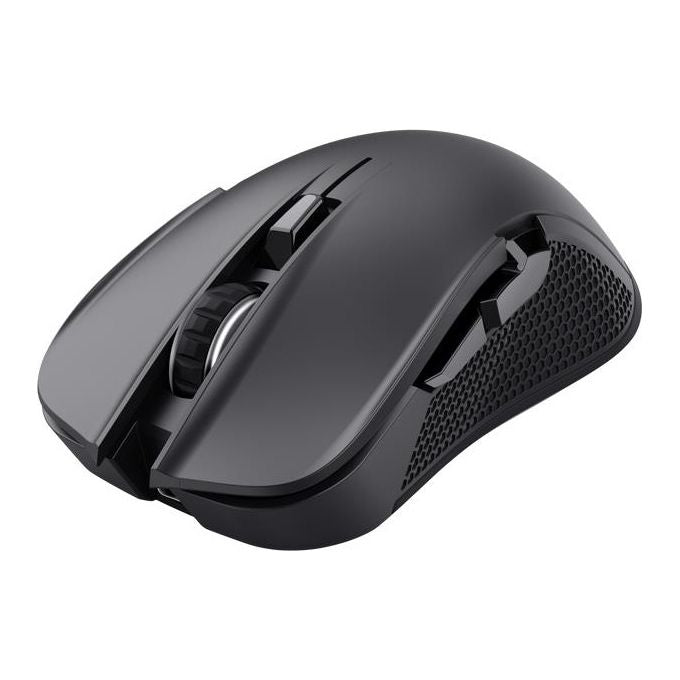 Trust GXT 923 YBAR Mouse Gaming RF Wireless Ottico 7200 DPI 6 Pulsanti Programmabili Mano Destra Ricaricabile colore Nero