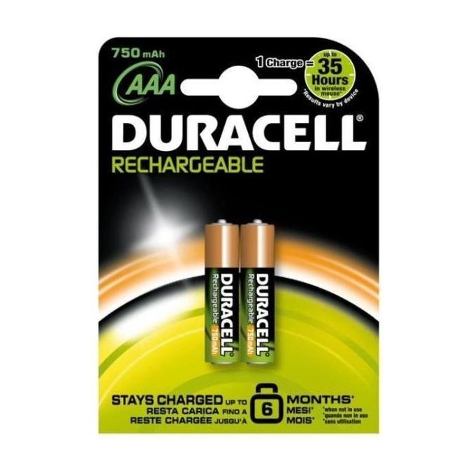 Duracell Batteria ricaricabile Ministilo Aaa Ric2400 Bl.2pz