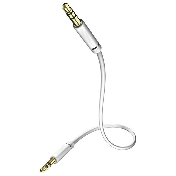 In-Akustik Star Cavo Audio 0,5mt 3,5mm Bianco