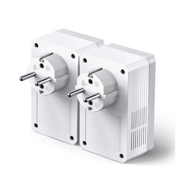 TP-LINK TL-PA4010P KIT AV600 Nano Powerline 600 Mbps Ac con Presa Passante homeplug 2pz