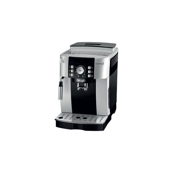 DeLonghi ECAM 21.117 SB Magnifica S Macchina da Caffe' Sistema Automatico Potenza 1450 W Capacita' 1,8 Litri Aroma Control Funzione Stand-By Cappuccino System Silver-Nero
