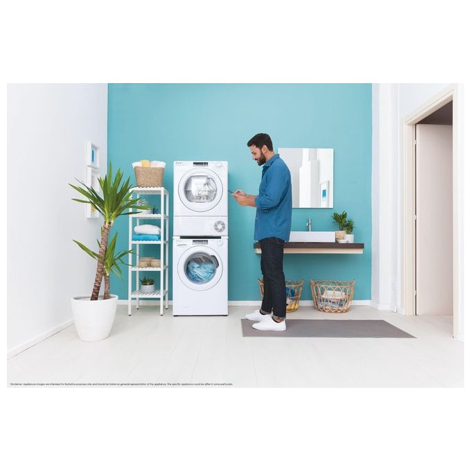 Candy Smart Pro CSO 1285TW4-1-S Lavatrice Caricamento frontale 8 kg 1200 Giri-min Classe B Bianco