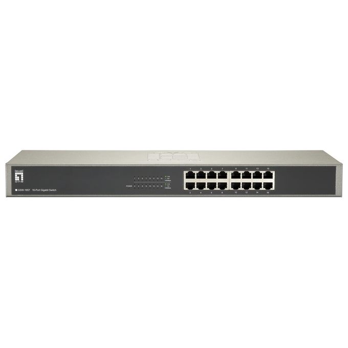 Levelone Switch 16xrj45 Palmcon 1 Gbit
