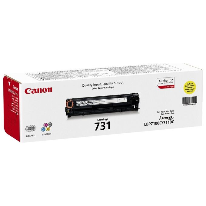 Canon Toner 731 Y Giallo 1500 pagine Lbp-7100cn-lbp-7110cw
