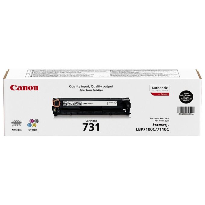 Canon Toner 731 Bk Nero 1400 pagine Lbp-7100cn-lbp-7110cw
