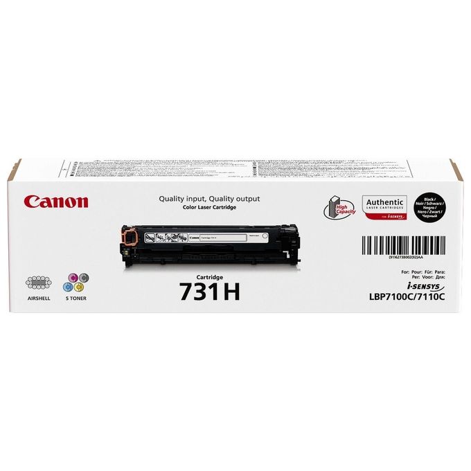 Canon Toner 731h Bk Nero 2400 pagine Lbp-7100cn-lbp-7110cw