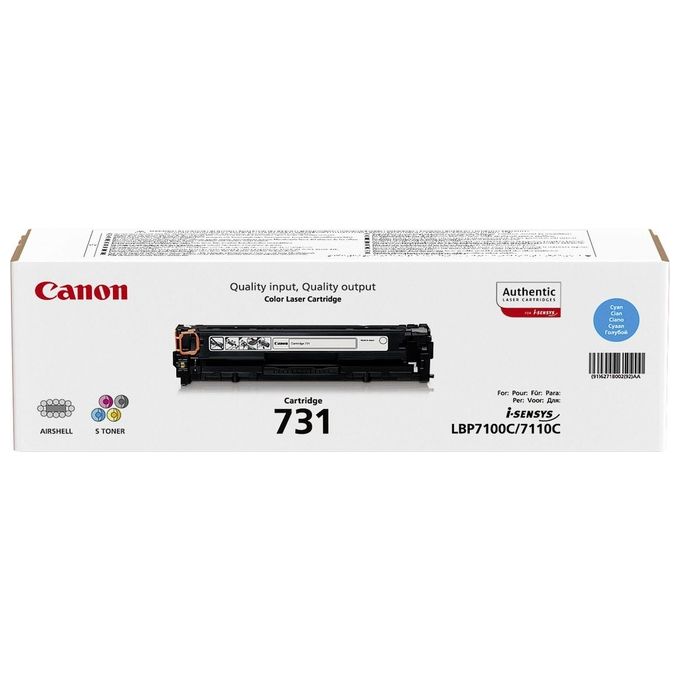 Canon Toner 731 C Ciano 1500 pagine Lbp-7100cn-lbp-7110cw