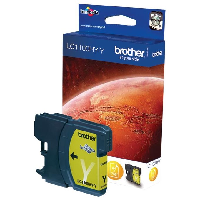 Brother LC1100HYY Giallo DCP-6690CW-MFC-6490CW Hi.capacity Inkjet - getto dinchiostro Cartuccia originale