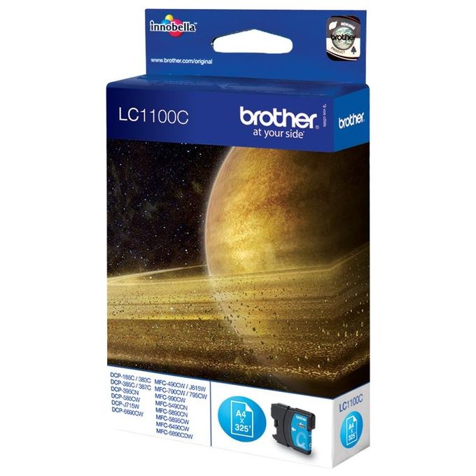 Brother LC1100C Ciano DCP-6690CW-MFC-6490CW Inkjet - getto dinchiostro Cartuccia originale