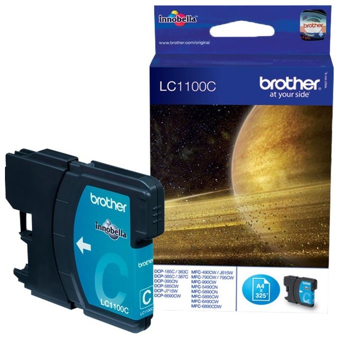 Brother LC1100C Ciano DCP-6690CW-MFC-6490CW Inkjet - getto dinchiostro Cartuccia originale