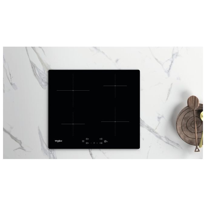 Whirlpool WSQ2160NE Piano cottura a induzione 60 cm 4 zone Touch Booster 7200W colore Nero