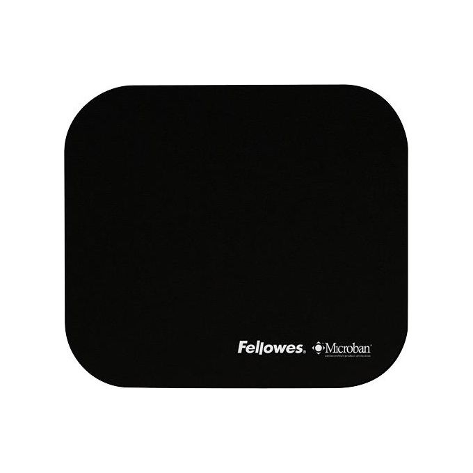 Fellowes Tappetino Mouse con Microban Nero