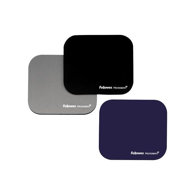 Fellowes Tappetino Mouse con Microban Nero