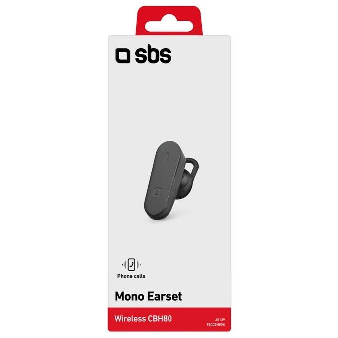 Sbs Auricolare Bt Nero