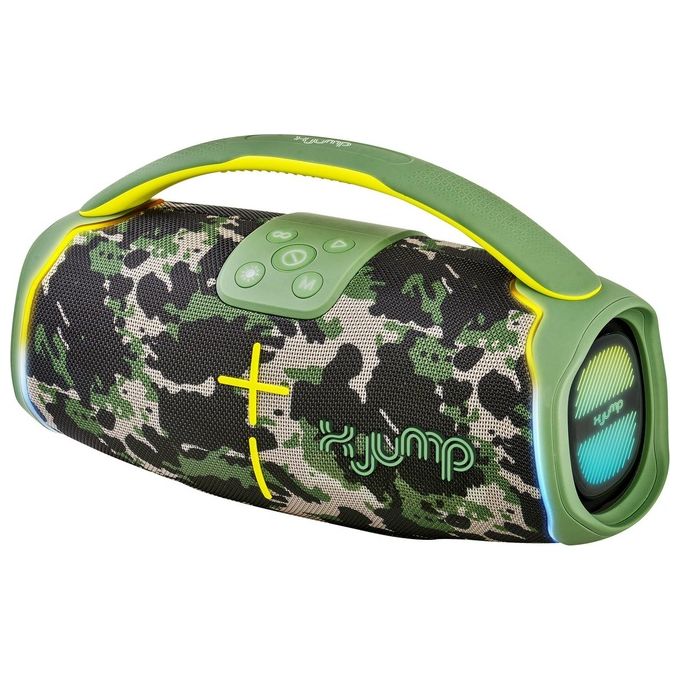 X JUMP 0XJ15003 XJ 150 Altoparlante portatile stereo 60 W Bluetooth IPX5 MicroSD USB Type-C colore Verde