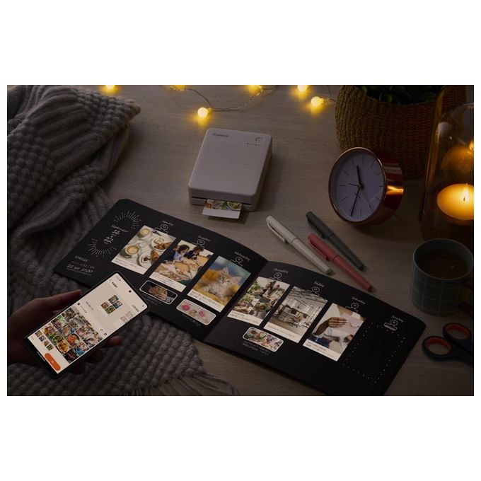 Canon QX20-RD SELPHY QX20 Stampante Fotografica Portatile Sublimazione Wi-Fi 2 formati USB-C colore Rosso