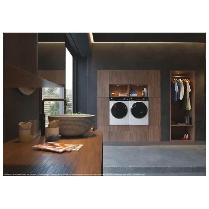 Haier HD100-A2979N-IT I-Pro Serie 7 Asciugatrice Pompa di Calore 10 Kg Classe A++ 14 Programmi 66 dB (84,5x59,5x67,5 cm) colore Bianco