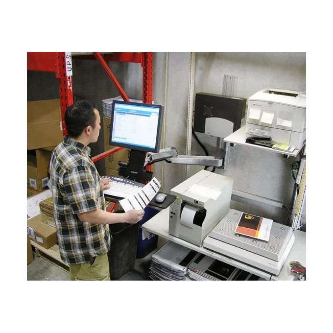 Ergotron StyleView Sit-Stand Combo Arm KIT_ Montaggio per Display 24'' in Alluminio
