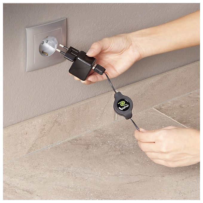 Retrak Caricabatterie Micro Usb Sincro Retrattile