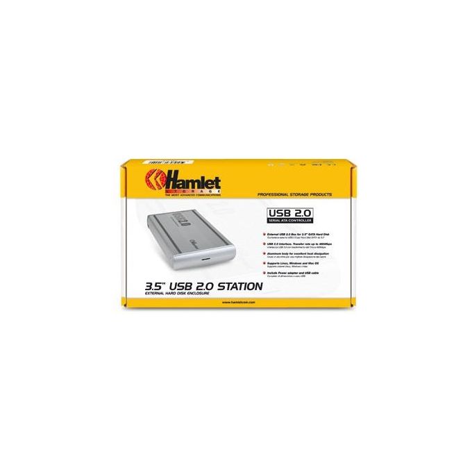 Hamlet Box 3,5'' Sata Interf.usb2.0