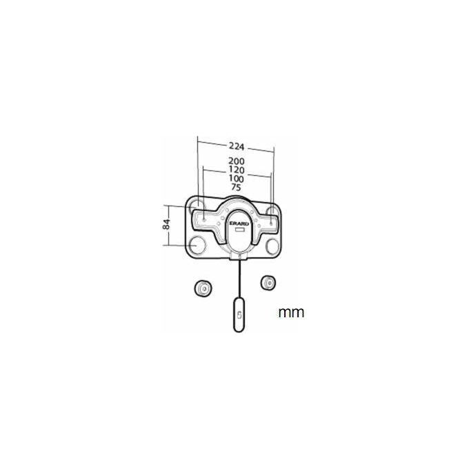 Erard porta Tv staffa fissa fix-it vesa 200 19-30 amer044020