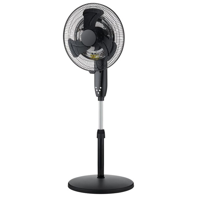 DCG VESA05 Stufa Ventilatore Fibra di Carbonio 2000 W Altezza Regolabile Oscillazione 70° Telecomando colore Nero