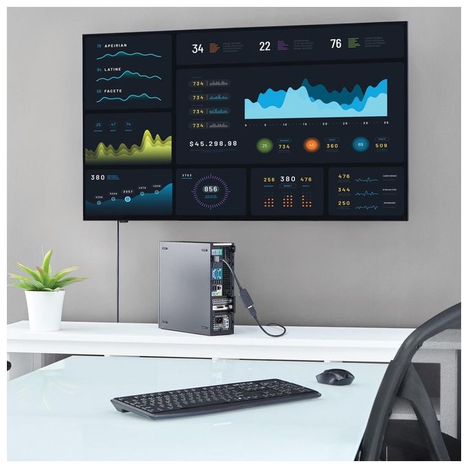 StarTech Adattatore convertitore video DisplayPort a HDMI