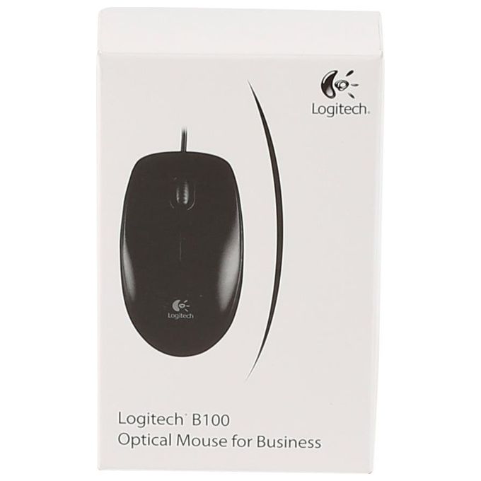 Logitech Mouse B100 Black For Business