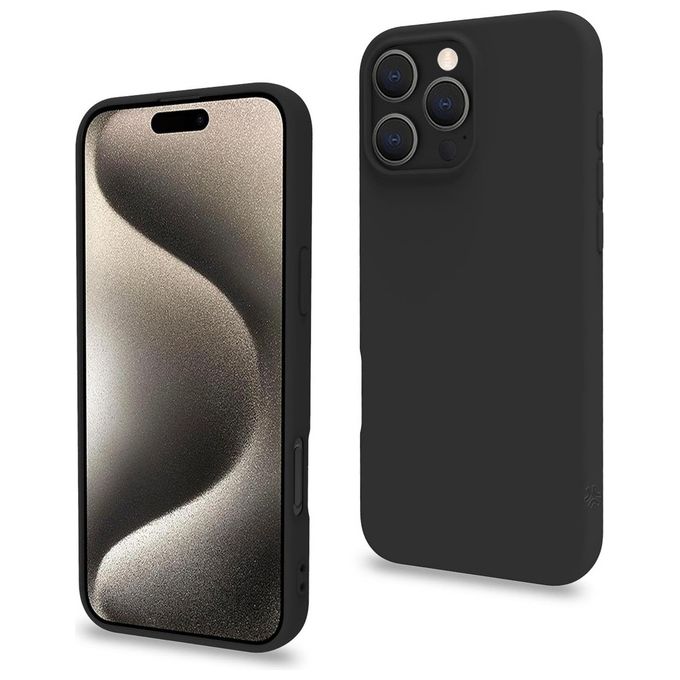 Celly Cromo Cover per iPhone 16 Pro Max Nero
