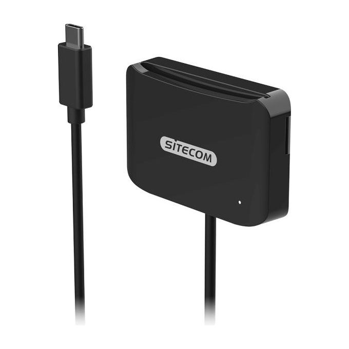 Sitecom Lettore di Smart Card USB C ID Card Reader Nero