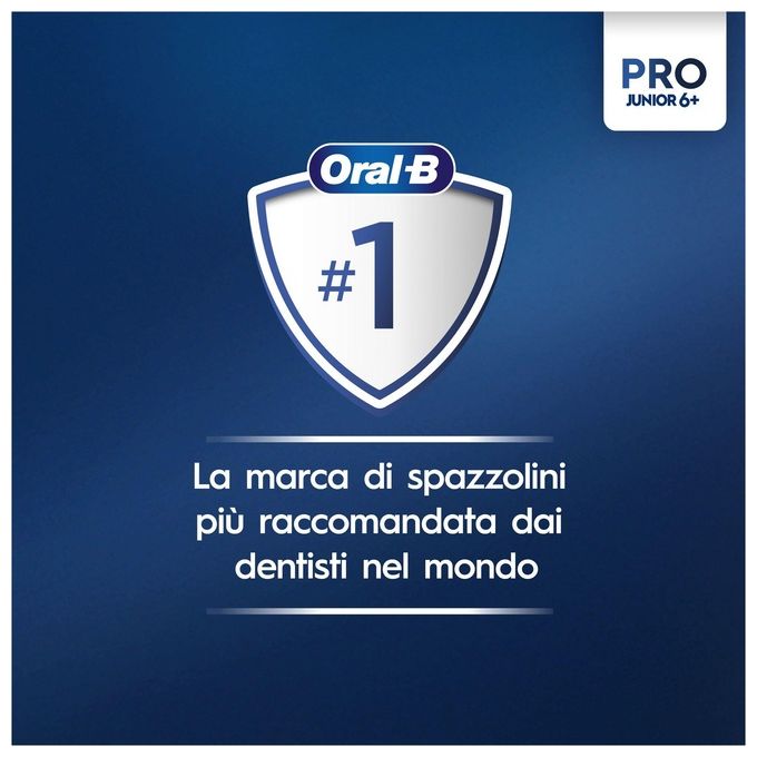 Oral-B 14876673 PRO Spazzolino elettrico Rotante 3 modalita' Timer 4x30 sec Sensore pressione colore Multicolore Bianco