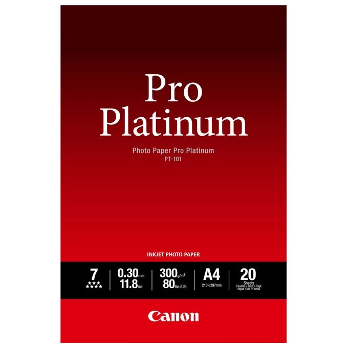 Canon Carta Fotografica A4 20 Fogli