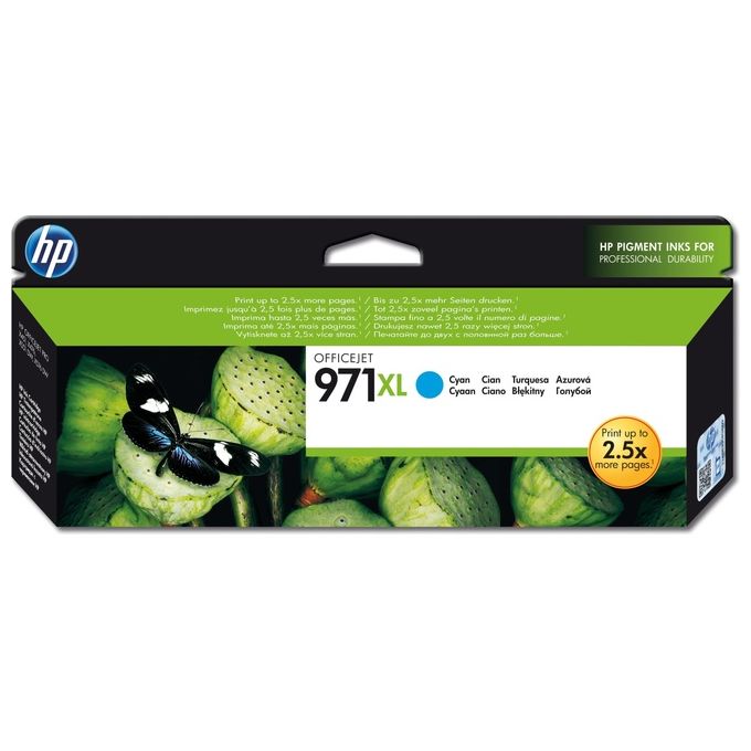 Hp Ink Cartridge No 971xl Cyan