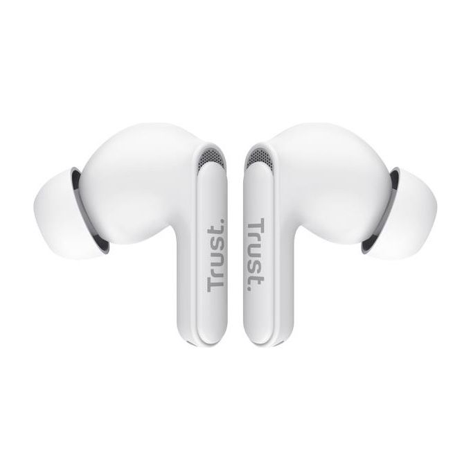 Trust Yavi Auricolare True Wireless Stereo (Tws) In-ear Usb Tipo-c Bluetooth Bianco
